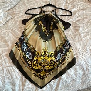 NWT Cache silk sleeveless blouse